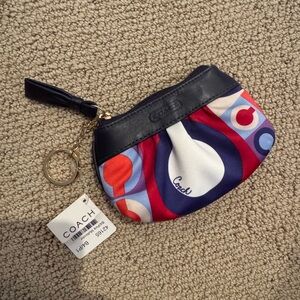 Coach Colorful Patterned Wristlet